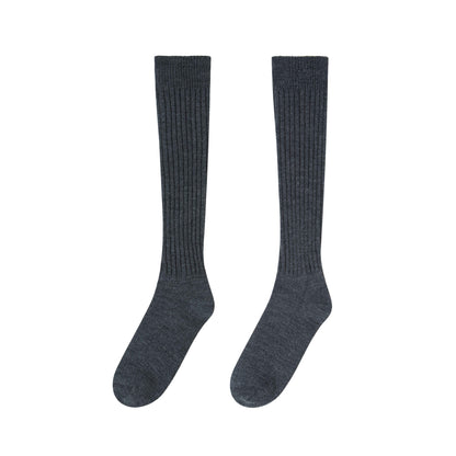 SweetChilling_Gray_Warm_Layered_Solid_Mid_Calf_Women&
