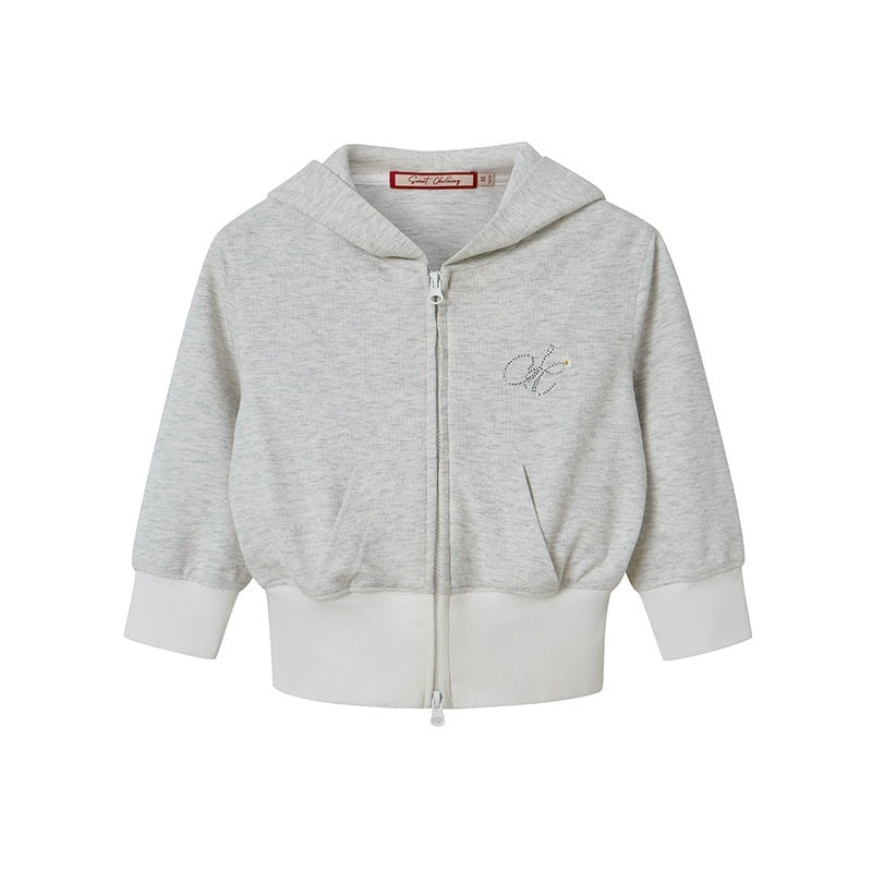 SweetChilling_Heather_Grey_Mid_Sleeve_Hooded_Women&