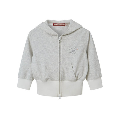 SweetChilling_Heather_Grey_Mid_Sleeve_Hooded_Women&