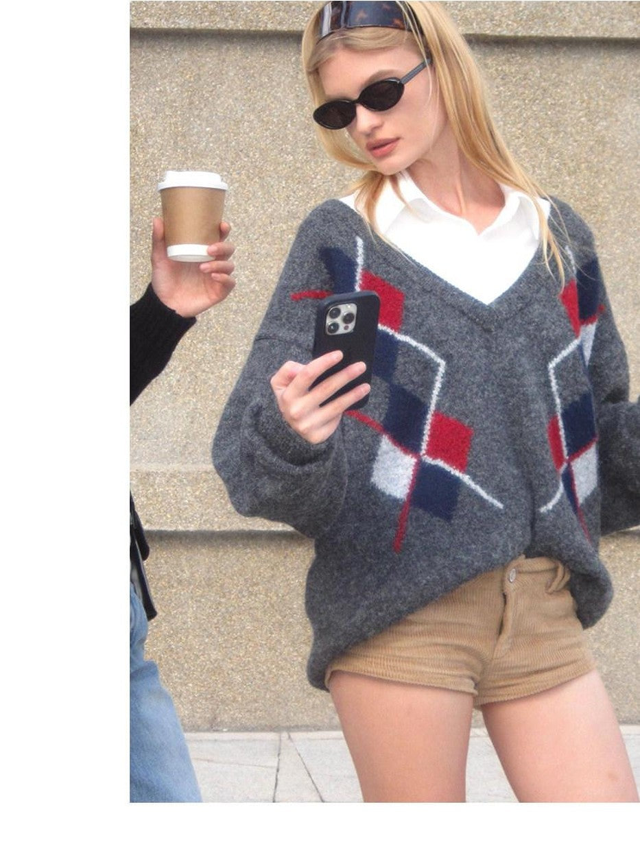 SweetChilling Khaki Corduroy Casual Slim Fit Women&