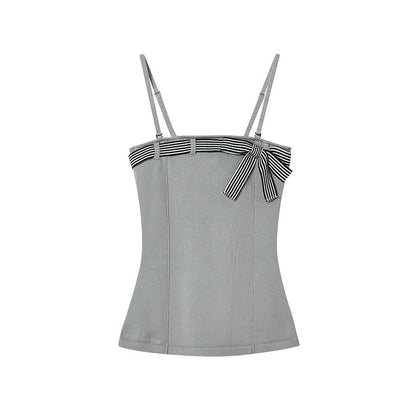SweetChilling_Knitted_Bow_Detachable_Strapless_Women&