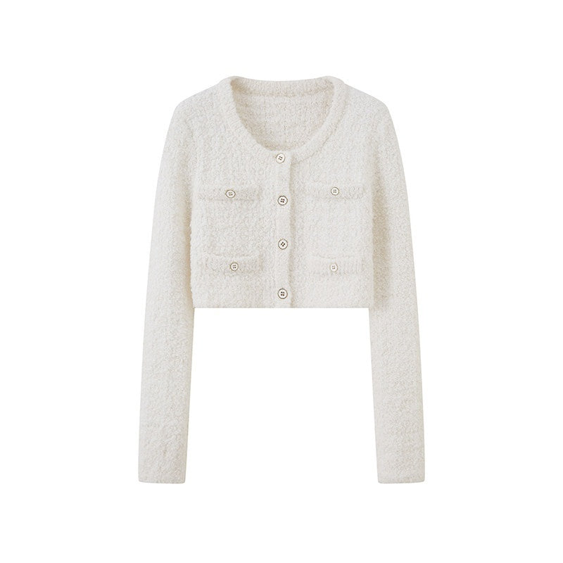 SweetChilling Knitted Boxy Cardigan Women&