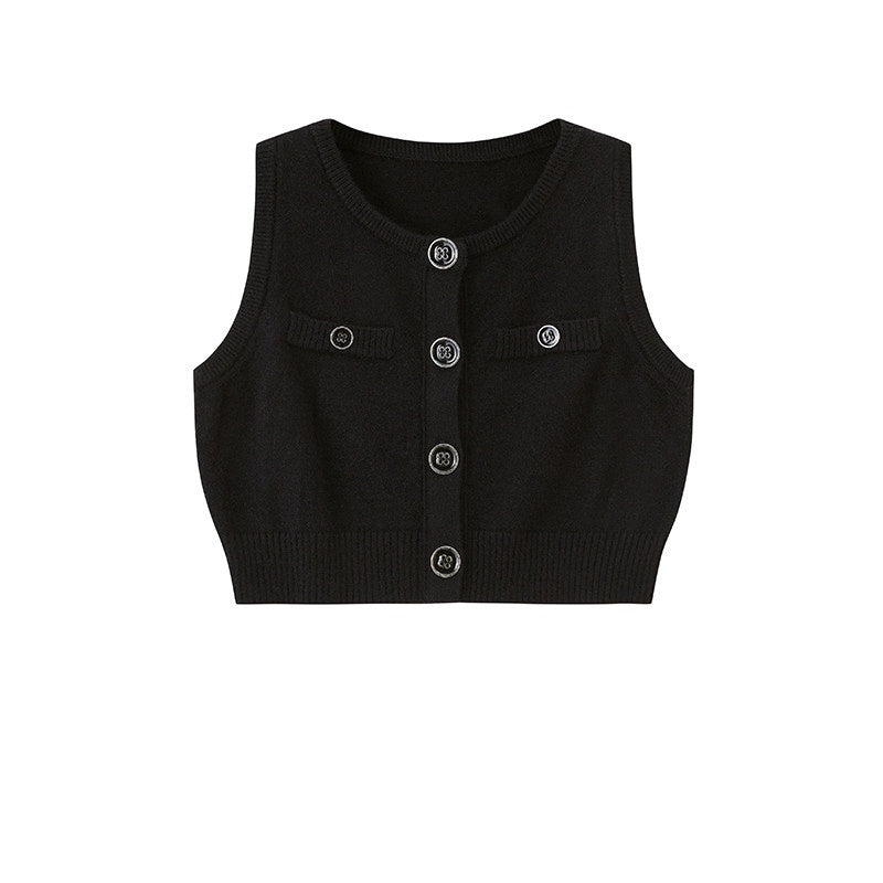 SweetChilling Knitted Boxy Cardigan Women&