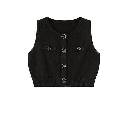 SweetChilling Knitted Boxy Cardigan Women&