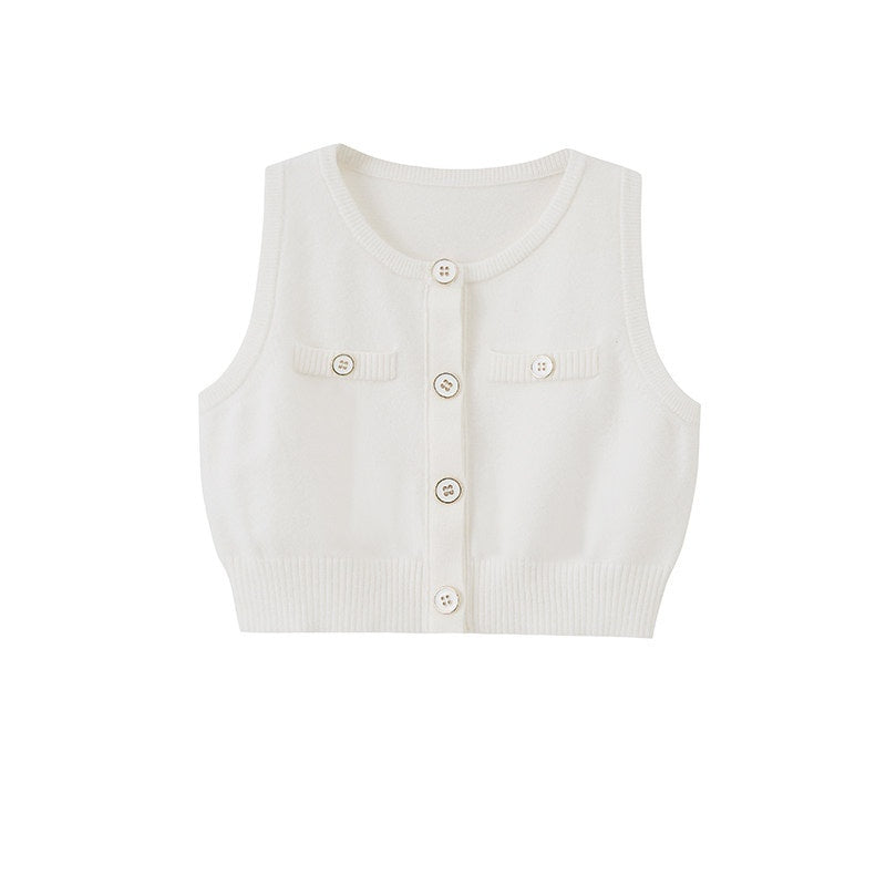 SweetChilling Knitted Boxy Cardigan Women&