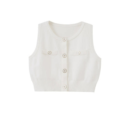 SweetChilling Knitted Boxy Cardigan Women&