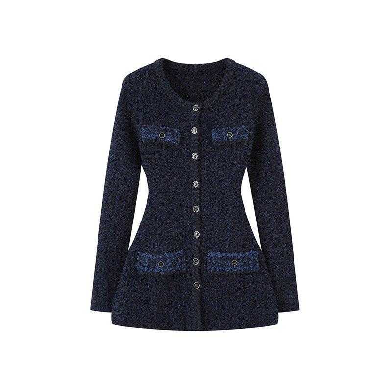 SweetChilling Knitted Long Sleeve Round Neck Women&