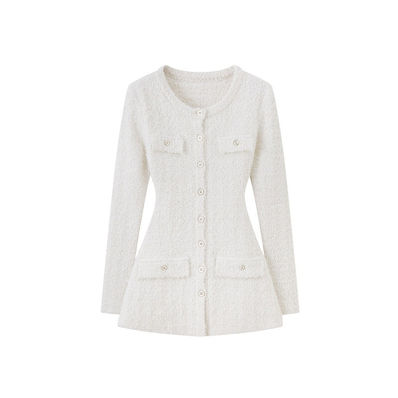 SweetChilling Knitted Long Sleeve Round Neck Women&