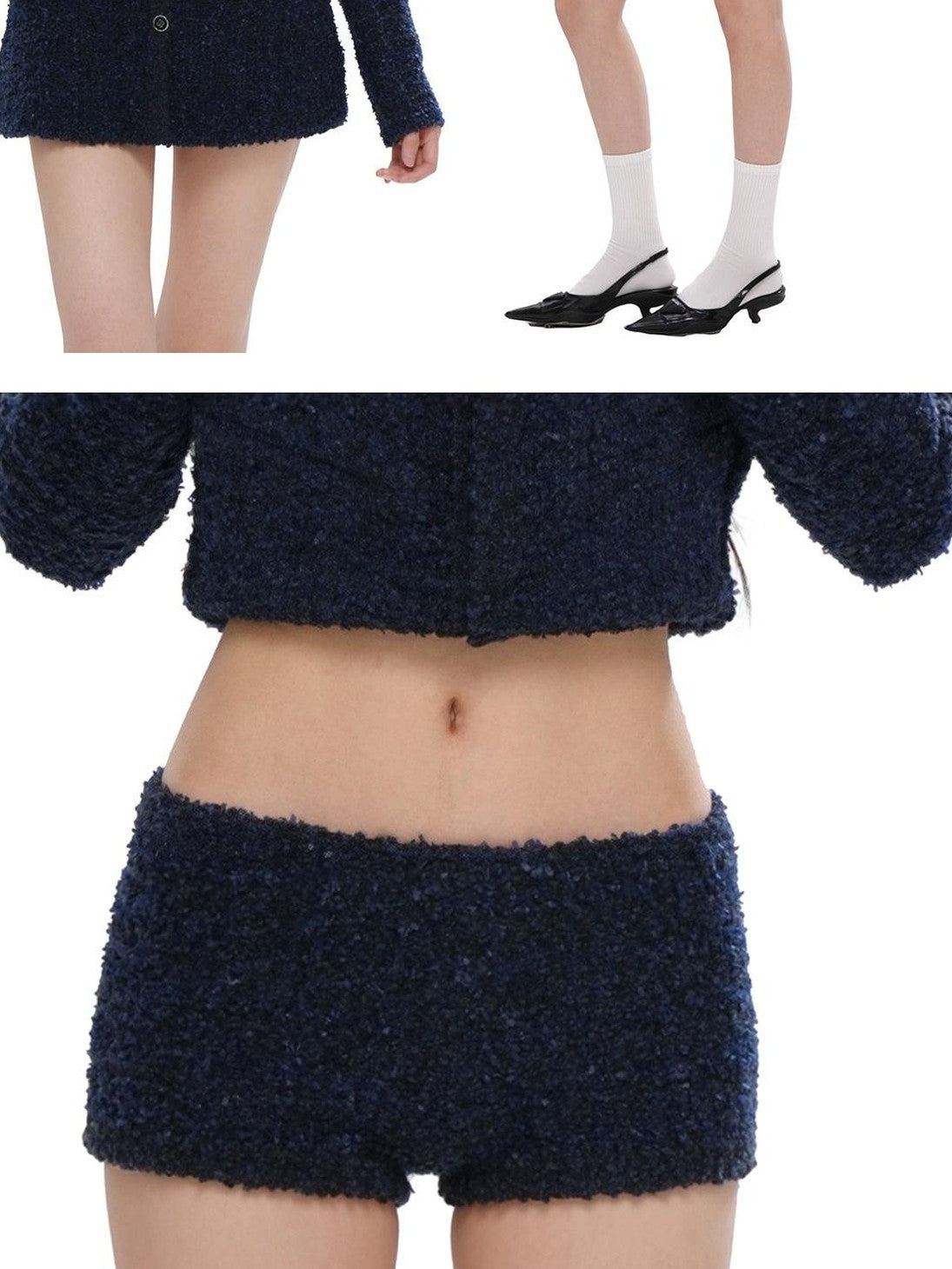 SweetChilling Knitted Long Sleeve Round Neck Women&