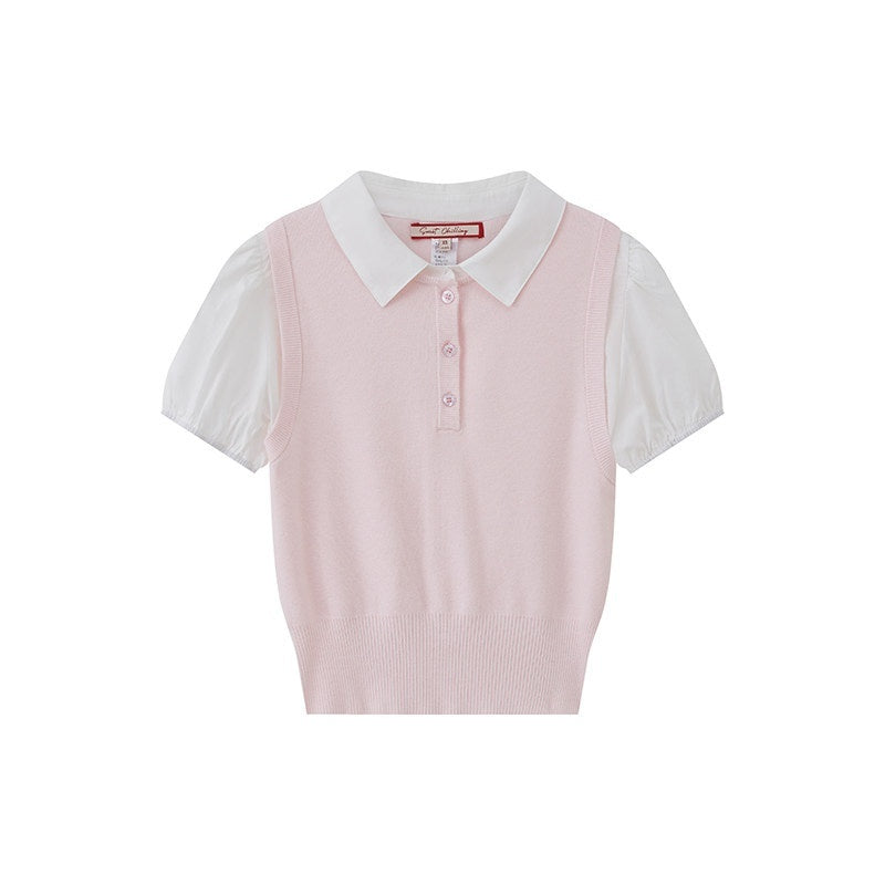 SweetChilling_Knitted_Polo_Faux_Two_Piece_Women&