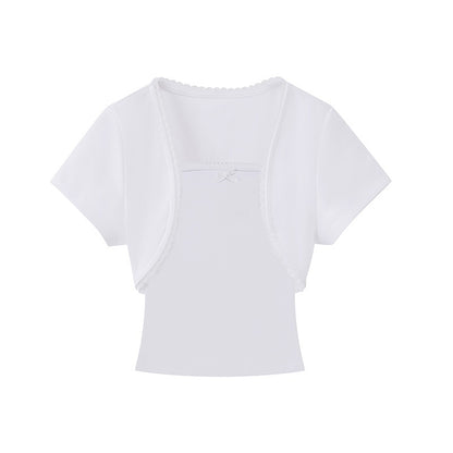 SweetChilling_Knitted_Strapless_Crop_Top_Fold_Over_Waist_Flared_Pants_Women&