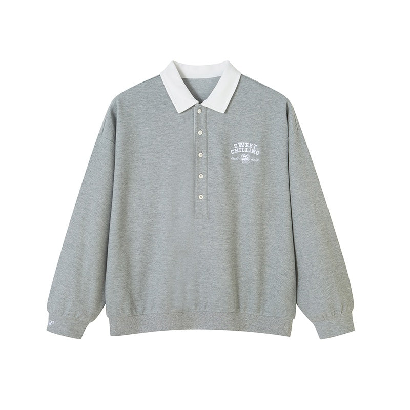 SweetChilling_Loose_Fit_Long_Sleeve_Polo_Women&