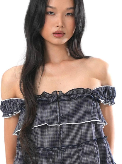 SweetChilling Loose Tiered Ruffle Camisole Women&