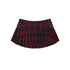 SweetChilling_Maroon_Check_Pleated_Low_Waist_Adjustable_Women&