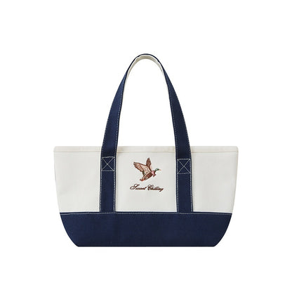 SweetChilling_Navy_Mallard_Embroidered_Farmhouse_Tote_Women&