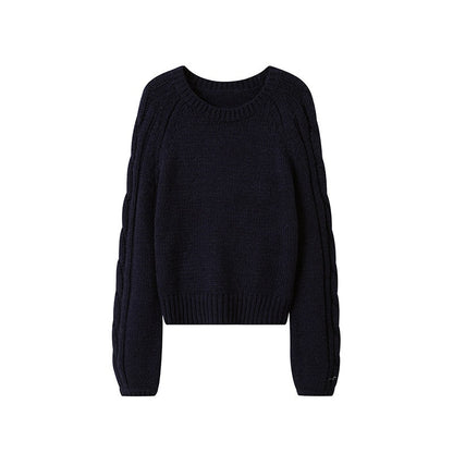 SweetChilling_Navy_Pullover_Raglan_Sleeve_Women&