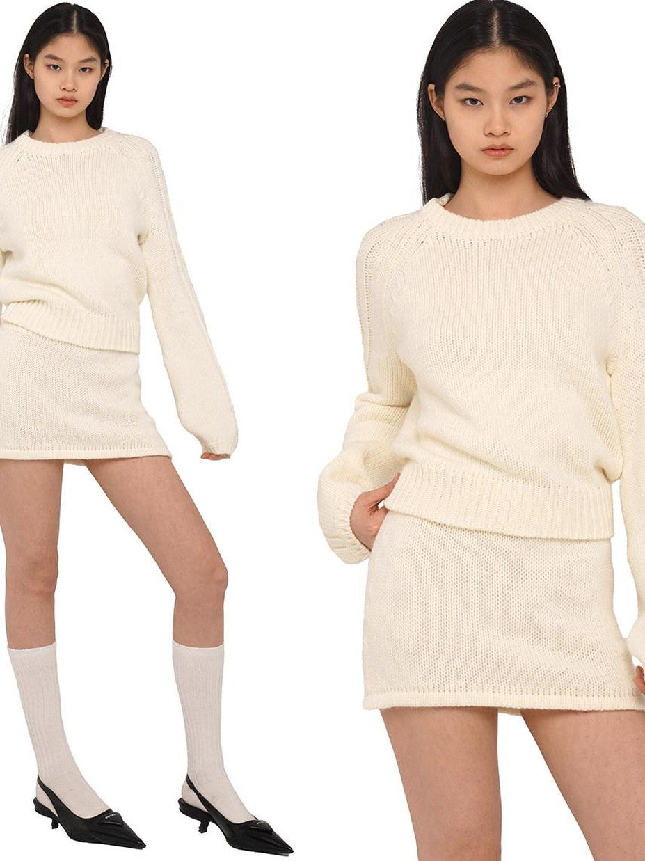 SweetChilling Navy Pullover Raglan Sleeve Women&