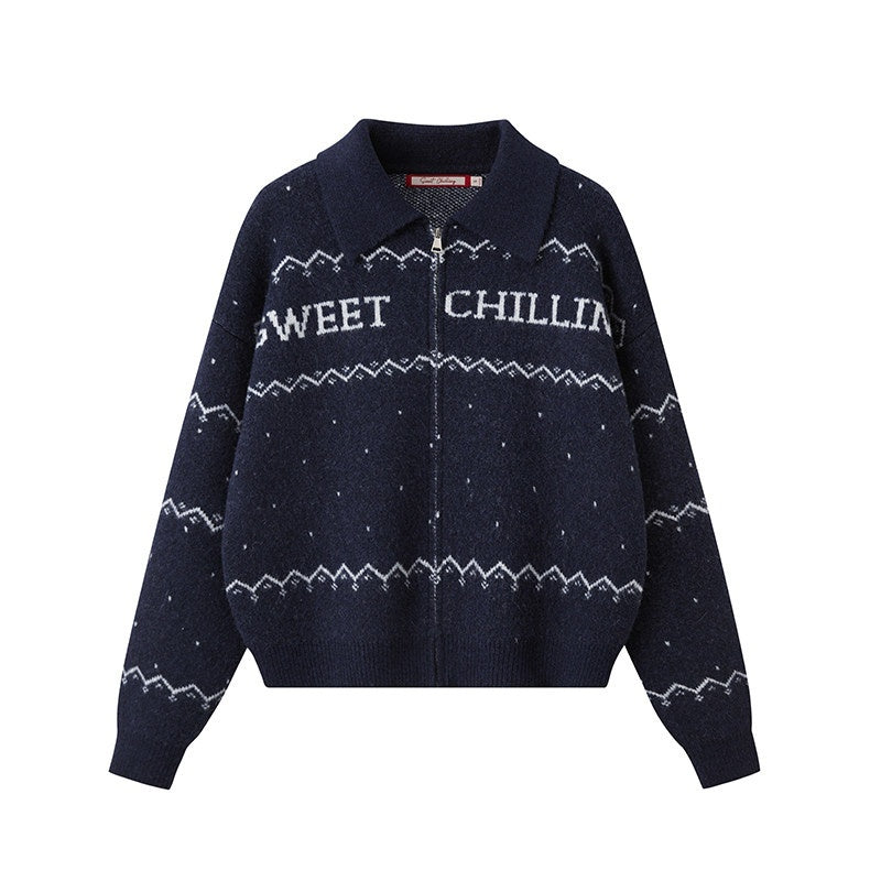 SweetChilling_Nordic_Logo_Jacquard_Knit_Embroidered_Women&