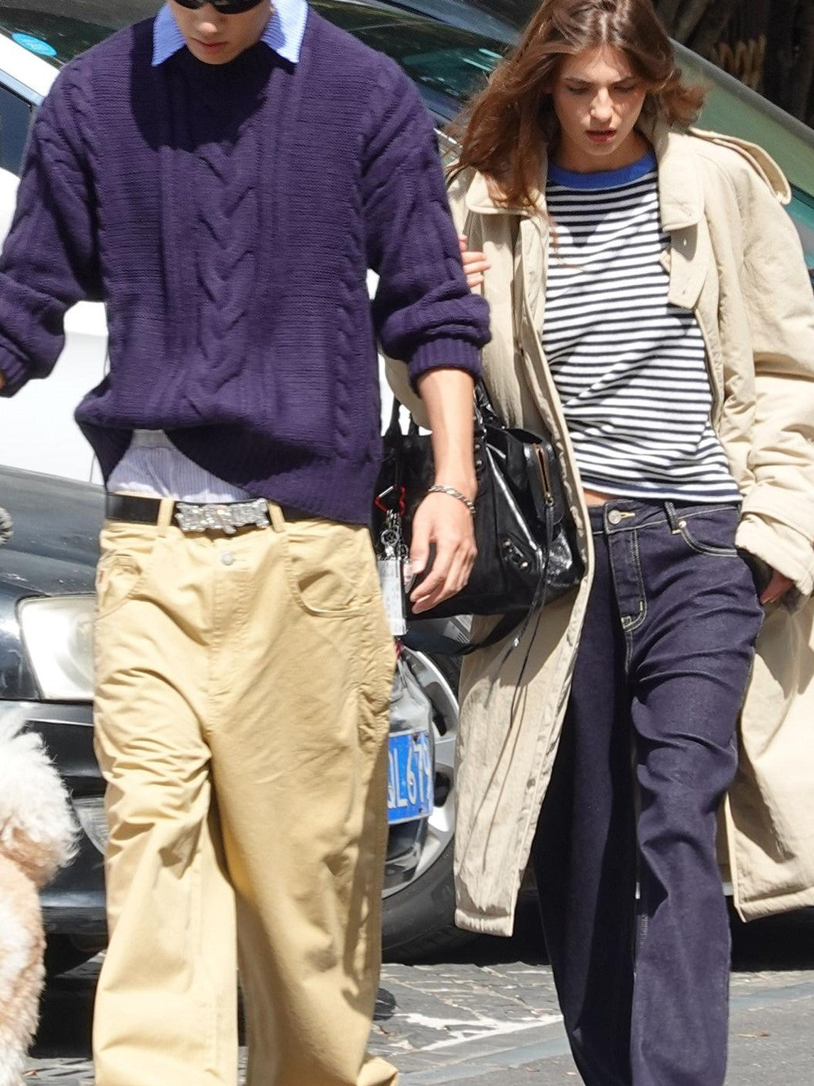 SweetChilling Nordic Striped Colorblock Women&