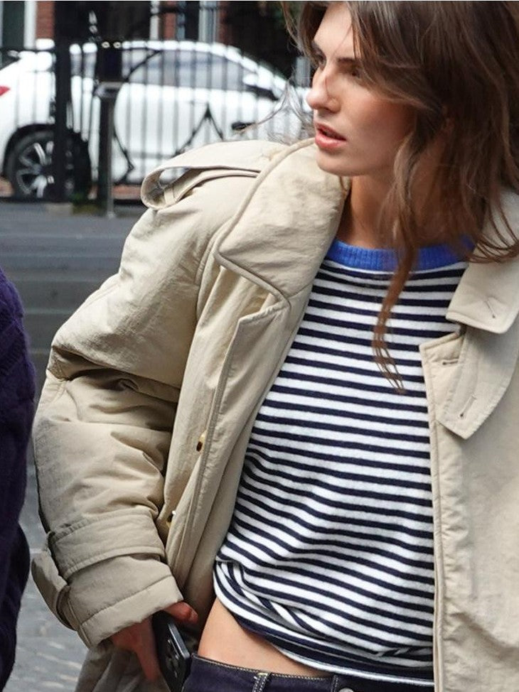 SweetChilling Nordic Striped Colorblock Women&