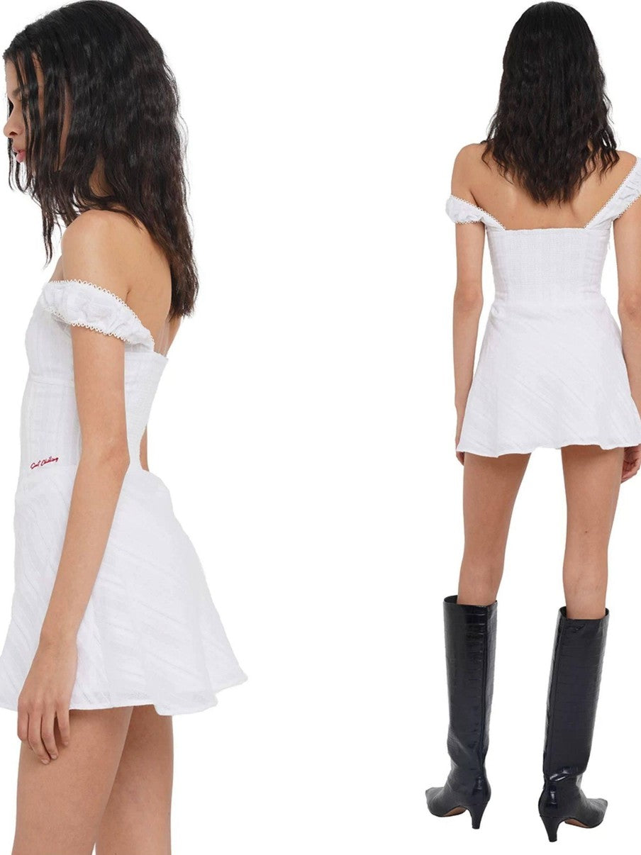 SweetChilling Off Shoulder Waist Cinch Hip Shaping Women&