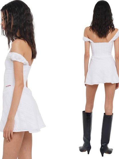SweetChilling Off Shoulder Waist Cinch Hip Shaping Women&
