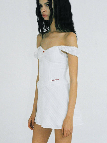 SweetChilling Off Shoulder Waist Cinch Hip Shaping Women&