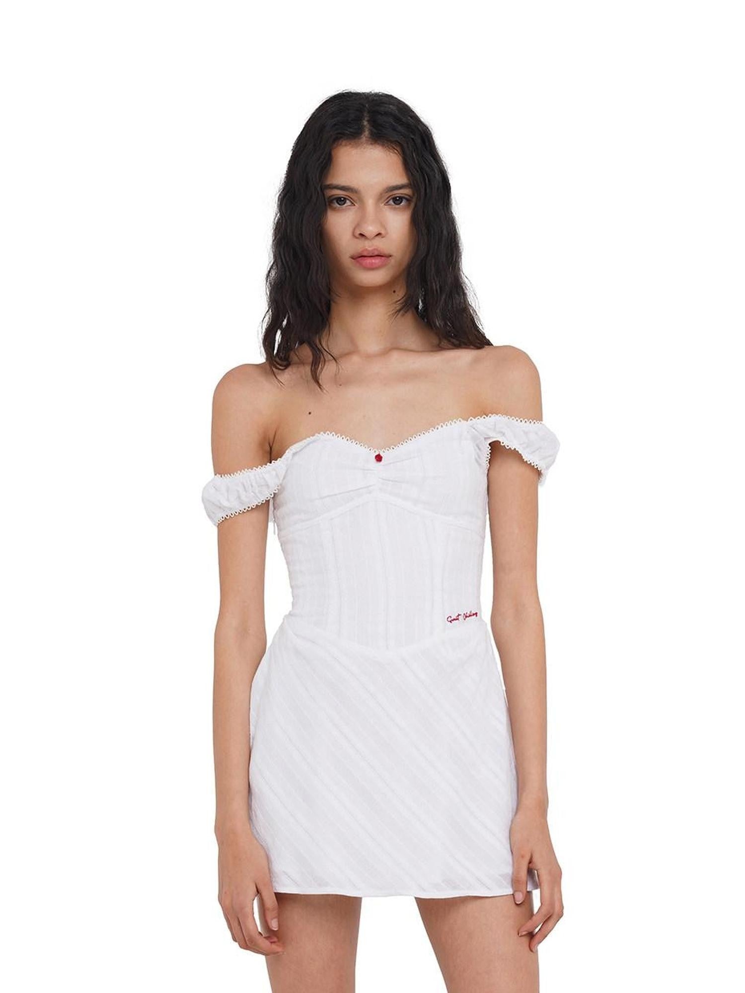 SweetChilling Off Shoulder Waist Cinch Hip Shaping Women&