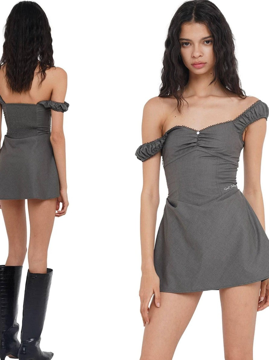 SweetChilling Off Shoulder Waist Cinch Hip Shaping Women&
