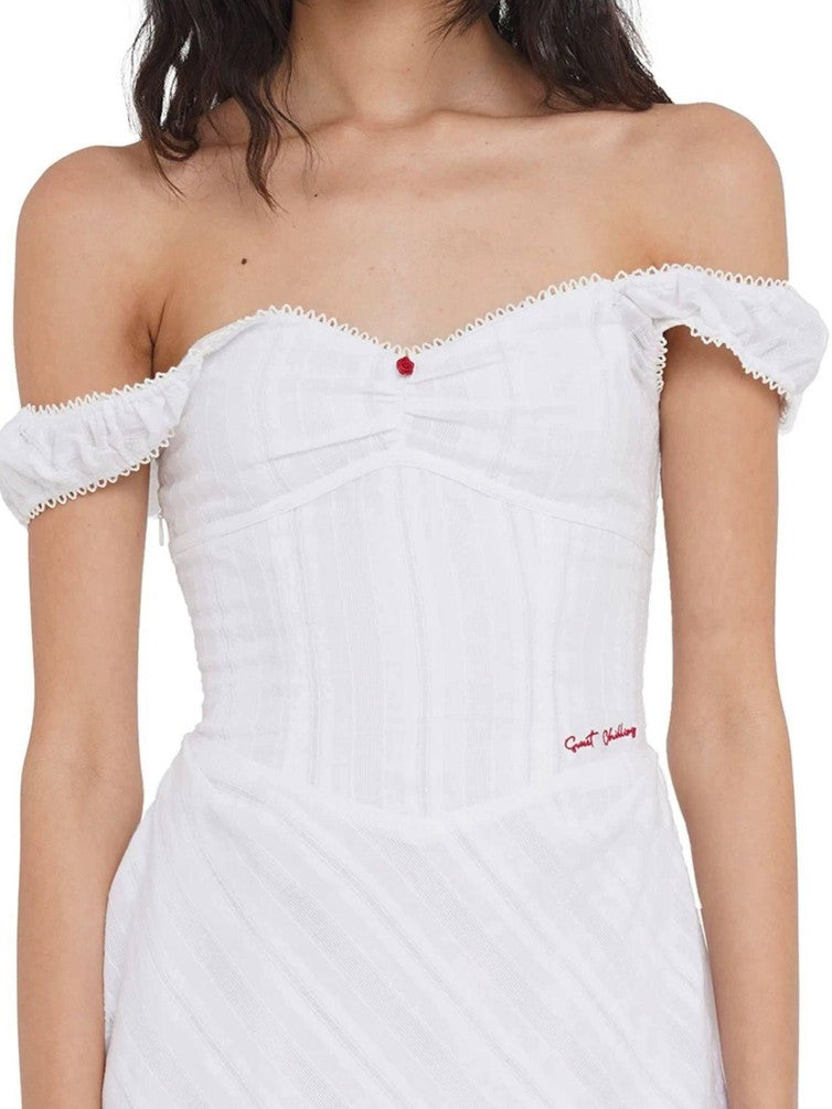 SweetChilling Off Shoulder Waist Cinch Hip Shaping Women&