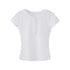 SweetChilling Openwork Knit Henley Short Sleeve Cinch Waist Women&