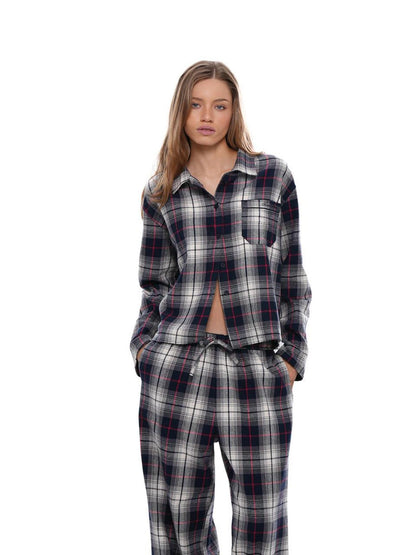 SweetChilling Plaid Comfortable Women&