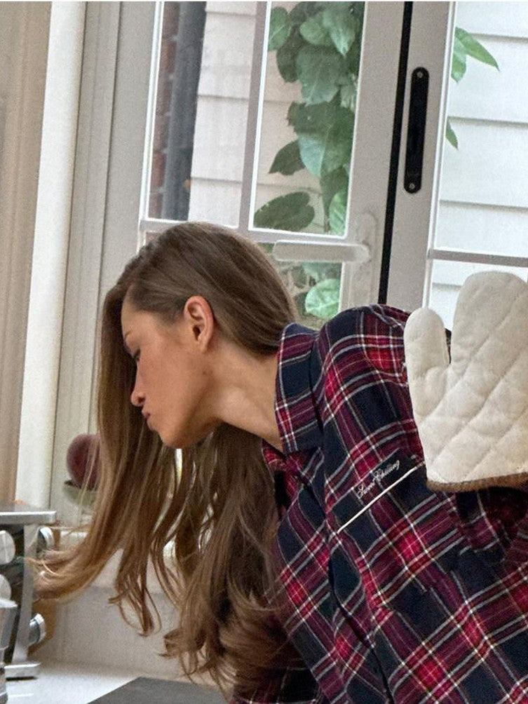 SweetChilling Plaid Comfortable Women&