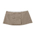 SweetChilling Plaid Double Breasted Cropped Aline Pumpkin Shorts Women&
