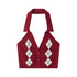 SweetChilling_Plaid_Jacquard_Rhombus_Sleeveless_Crop_Women&