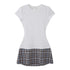 SweetChilling_Plaid_T_Shirt_Waist_Cinched_Slim_Fit_Short_Sleeve_Women&
