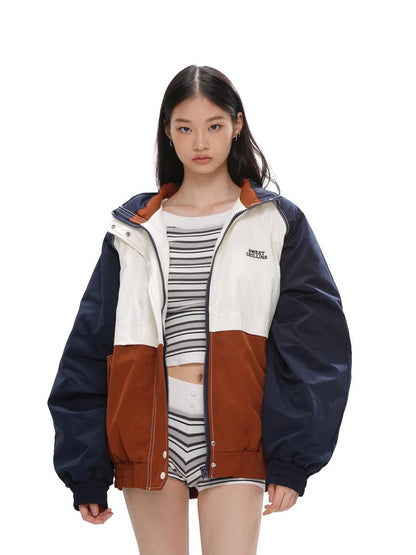 SweetChilling Quilted Sporty Street Zip Front Women&