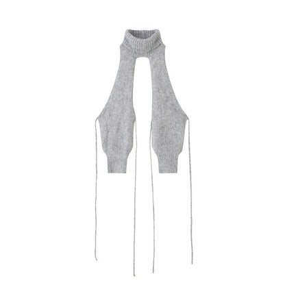 SweetChilling_Red_High_Neck_Brushed_Cropped_Fitted_Women&