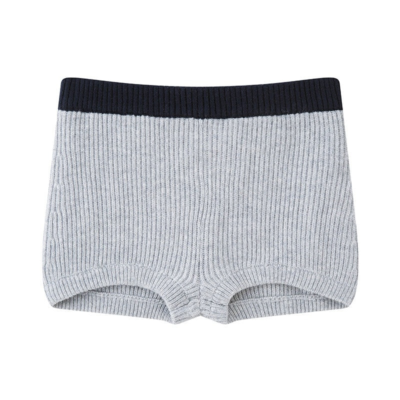 SweetChilling Reindeer Jacquard Contrast Cropped Women&