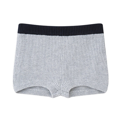 SweetChilling Reindeer Jacquard Contrast Cropped Women&