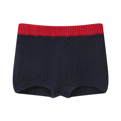 SweetChilling Reindeer Jacquard Contrast Cropped Women&