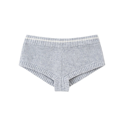 SweetChilling Reindeer Jacquard Contrast Cropped Women&