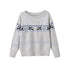 SweetChilling Reindeer Jacquard Loose Women&