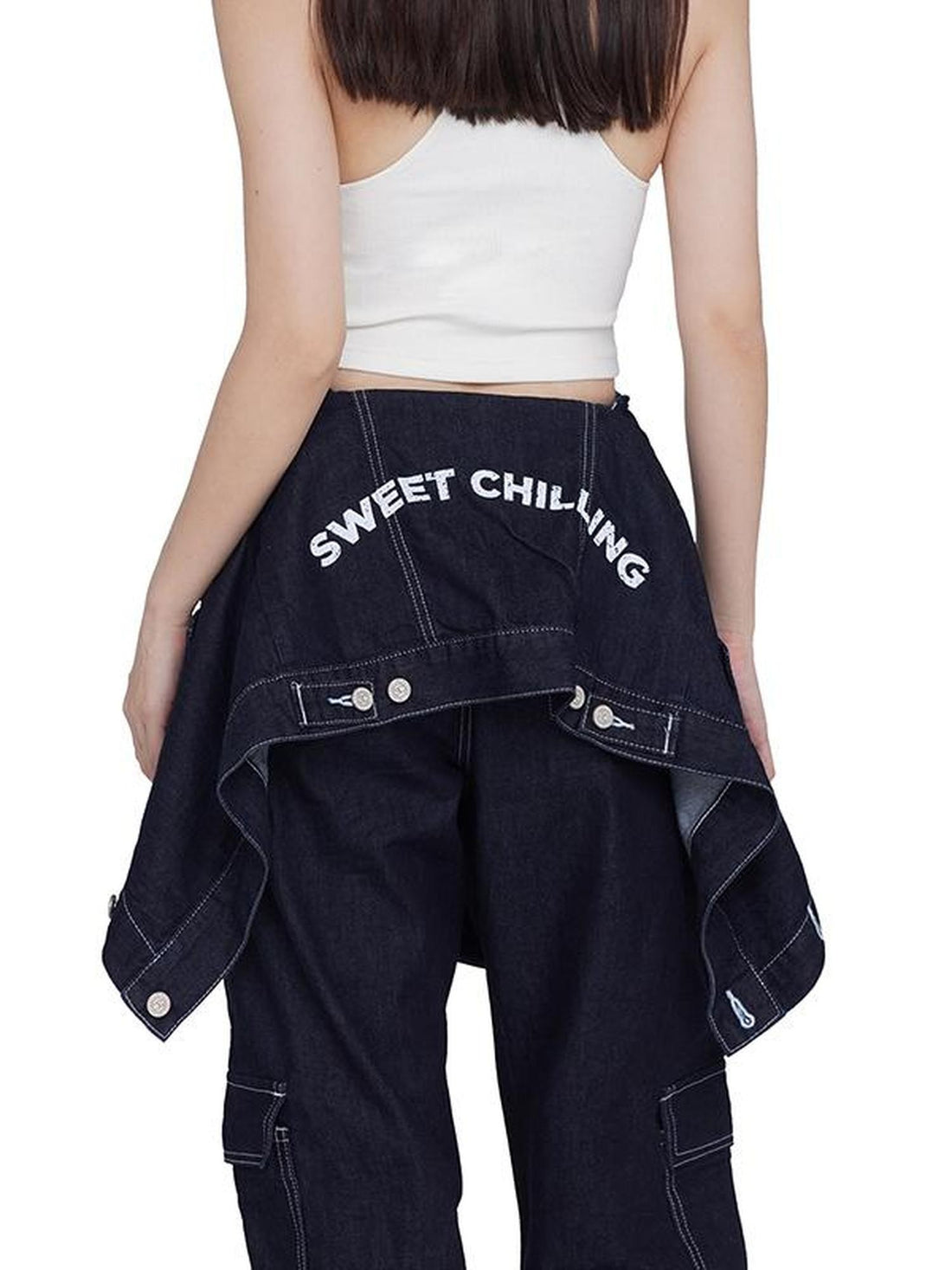SweetChilling Remake Decorative Denim Women&