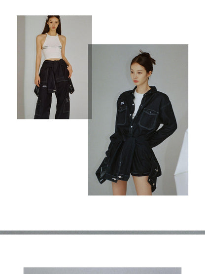 SweetChilling Remake Decorative Denim Women&