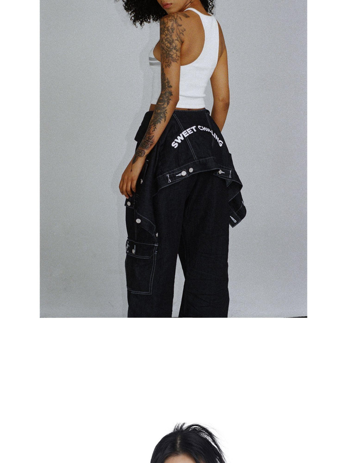 SweetChilling Remake Decorative Denim Women&