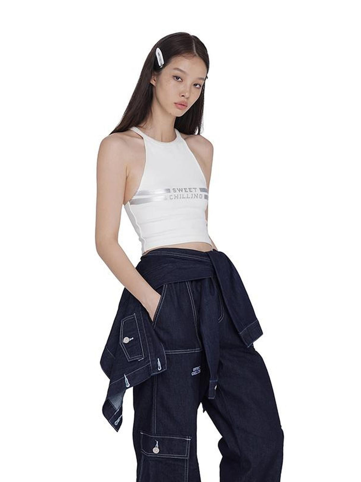 SweetChilling Remake Decorative Denim Women&