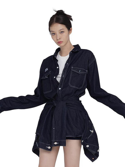 SweetChilling Remake Decorative Denim Women&