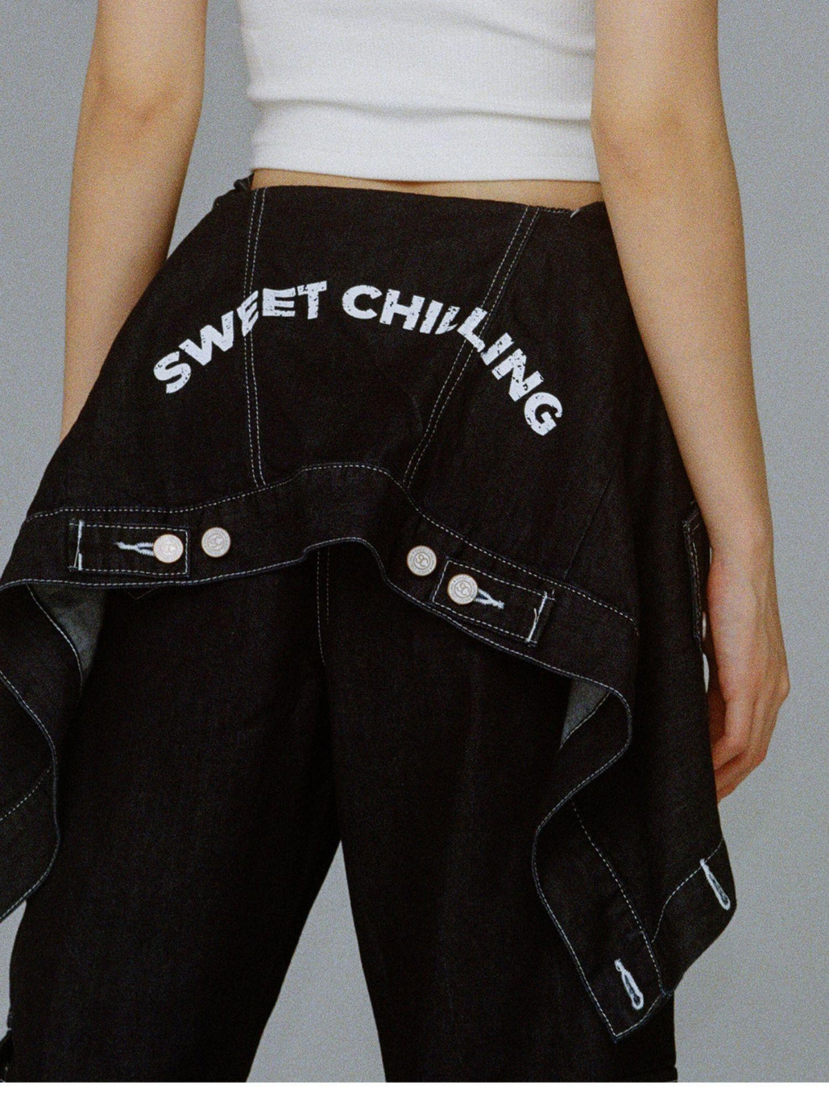 SweetChilling Remake Decorative Denim Women&