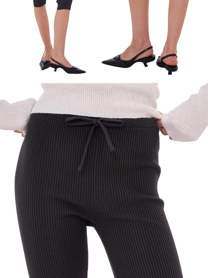 SweetChilling Retro Versatile Slim Knit Women&